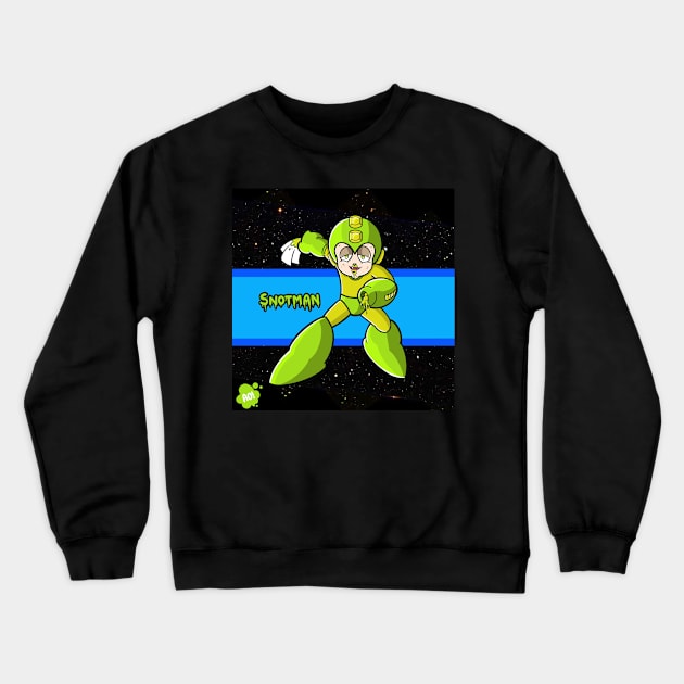 Snot Man Power Upgrade Crewneck Sweatshirt by AOShrimp